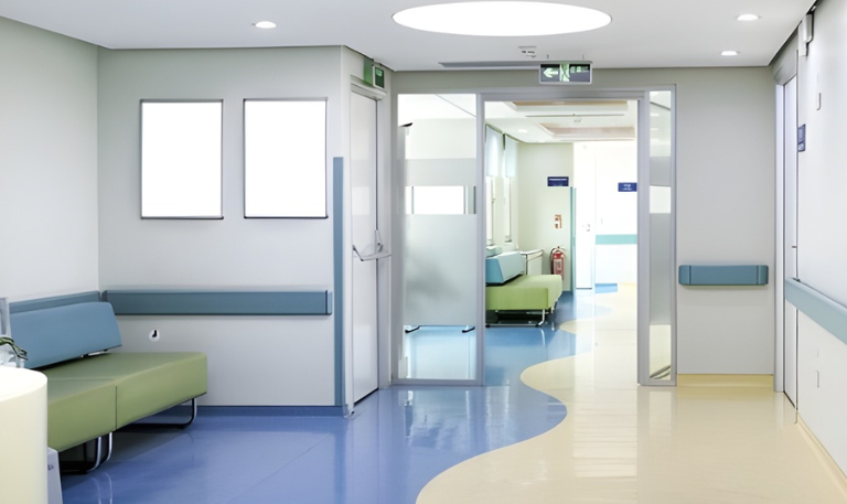 hospital Anti-Slip flooring UAE